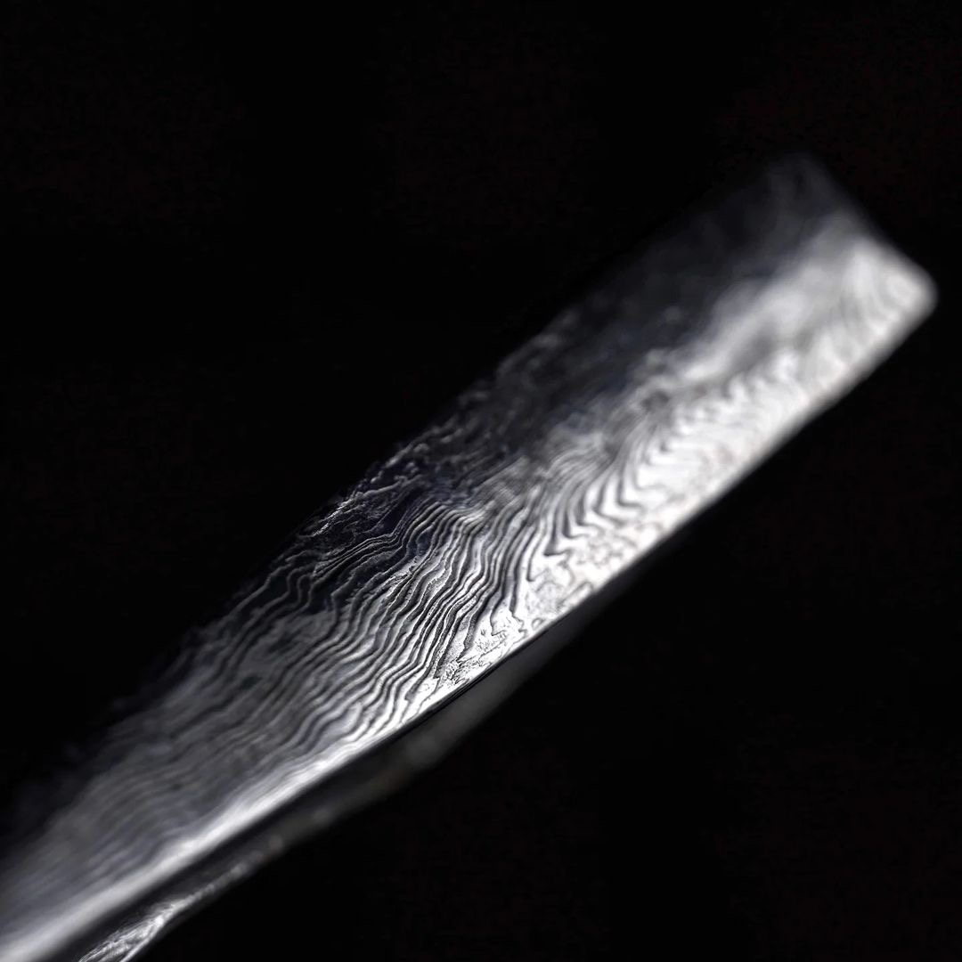 Damascus steel sample